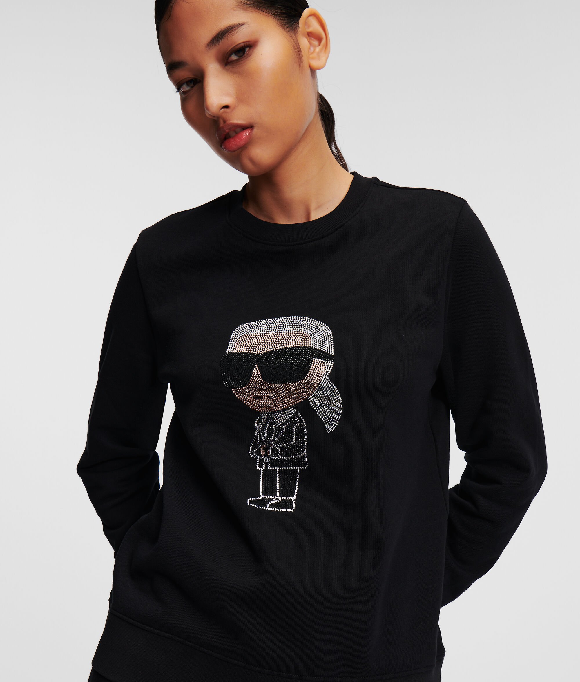 (image for) Acclaimed K/IKONIK RHINESTONE KARL SWEATSHIRT